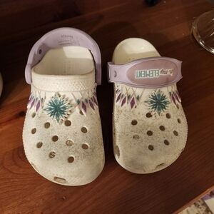 Disney Kids Sandals with Purple and White Accents